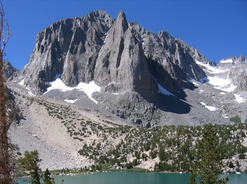 Temple Crag above Third Lake, 6/20/08
